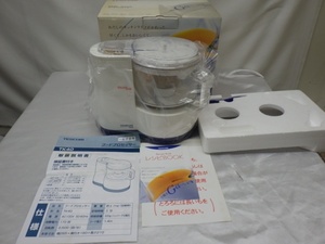  Tescom TESCOM food processor TK40-W recipe book@ attaching long-term storage unused goods 240414