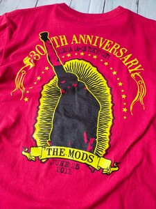 THE MODS 30th ANNIVERSARY 日比谷野音 ザ・モッズ Sサイズ Tシャツ 森山達也 