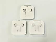 【未使用】iPhone 純正 イヤホン iPhone EarPods Lightning 端子 3個セット_画像1