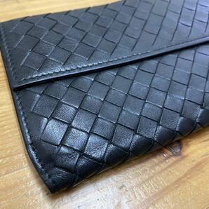 【A-37】 ボッテガヴェネタ BOTTEGA VENETA 長財布 134075 イントレチャート レザー の画像3