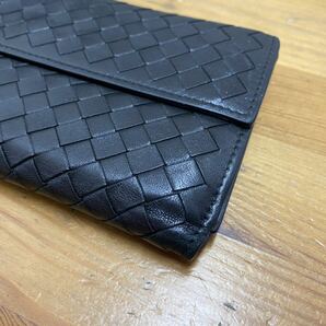 【A-37】 ボッテガヴェネタ BOTTEGA VENETA 長財布 134075 イントレチャート レザー の画像4