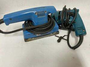 【A-57】動作品 makita マキタ 仕上サンダ モデル9035SB + マキタ makita 電気ドリル 6500 電動工具