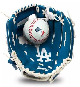 [Overseas Limited] Los Angeles Dodgers Shohei Otani MLB Официальная перчатка с резиновым мячом для детей