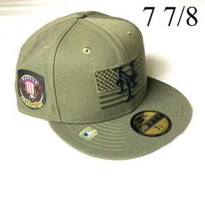 【海外限定】7 7/8 NEW ERA 59FIFTY 2023 軍隊記念モデル ニューヨークメッツ NEW ERA公式キャップ（帽子）ニューエラ