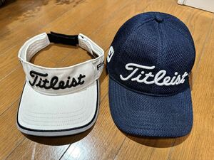 タイトリスト　サンバイザー　キャップ　セット　Titleist