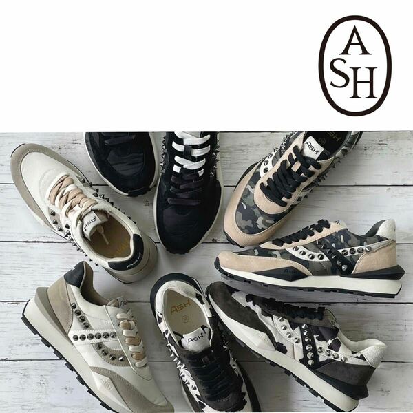 ASH アッシュ SPIDER STUDS スタッズスニーカー