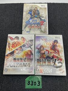 戦国無双3 KATANA 戦国無双BASARA2 英雄外伝 ダブルパック Wii ゲームソフト カプコン koei ゲーム game 当時物 現状品 u3303