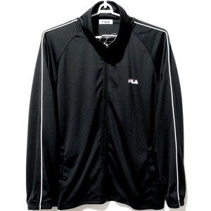 特価/未使用【サイズ=3L(2XL)】FILA/フィラ/メンズ/ジャージ/トラックトップ/ラッシュガード/吸水速乾/胸囲=108～116cm/black