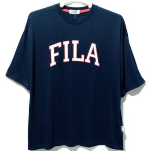 特価/未使用【サイズ=L】 FILA/フィラ/メンズ/半袖/Tシャツ/ビッグシルエット/胸囲=96～104cm/navy