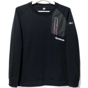 特価/未使用【サイズ=LL(XL)】Reebok/リーボック/メンズ/ポンチ生地/長袖/アノラック/胸囲=104～112cm/black