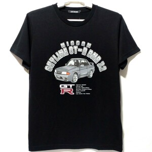 特価/未使用【サイズ=L】NISSAN SKYLINE/GT-R BNR 32/スカイライン/メンズ/半袖/Tシャツ/胸囲=96～104cm/black