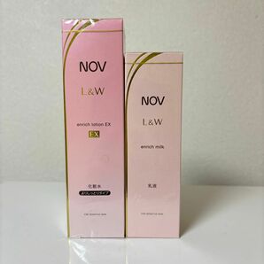 NOV L&Wシリーズ 化粧水&乳液セット 新品 スキンケア