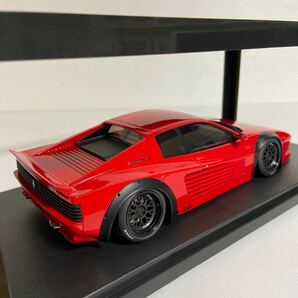 ★GTスピリット／GT Spirit：1/18 フェラーリ 512 TR リバティーウォーク／Ferrari 512 TR by LBWK 2022 Testarossa (RED) ★未展示♪の画像6