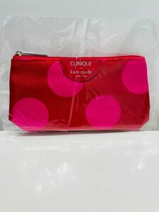 CLINIQUE × kate spade ノベルティ ポーチ　 コーチ　 ケイトスペード