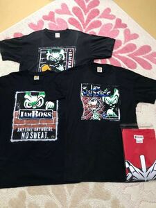 【貴重】武藤敬司＆グレートムタ（サイン入り）Tシャツ4枚セット