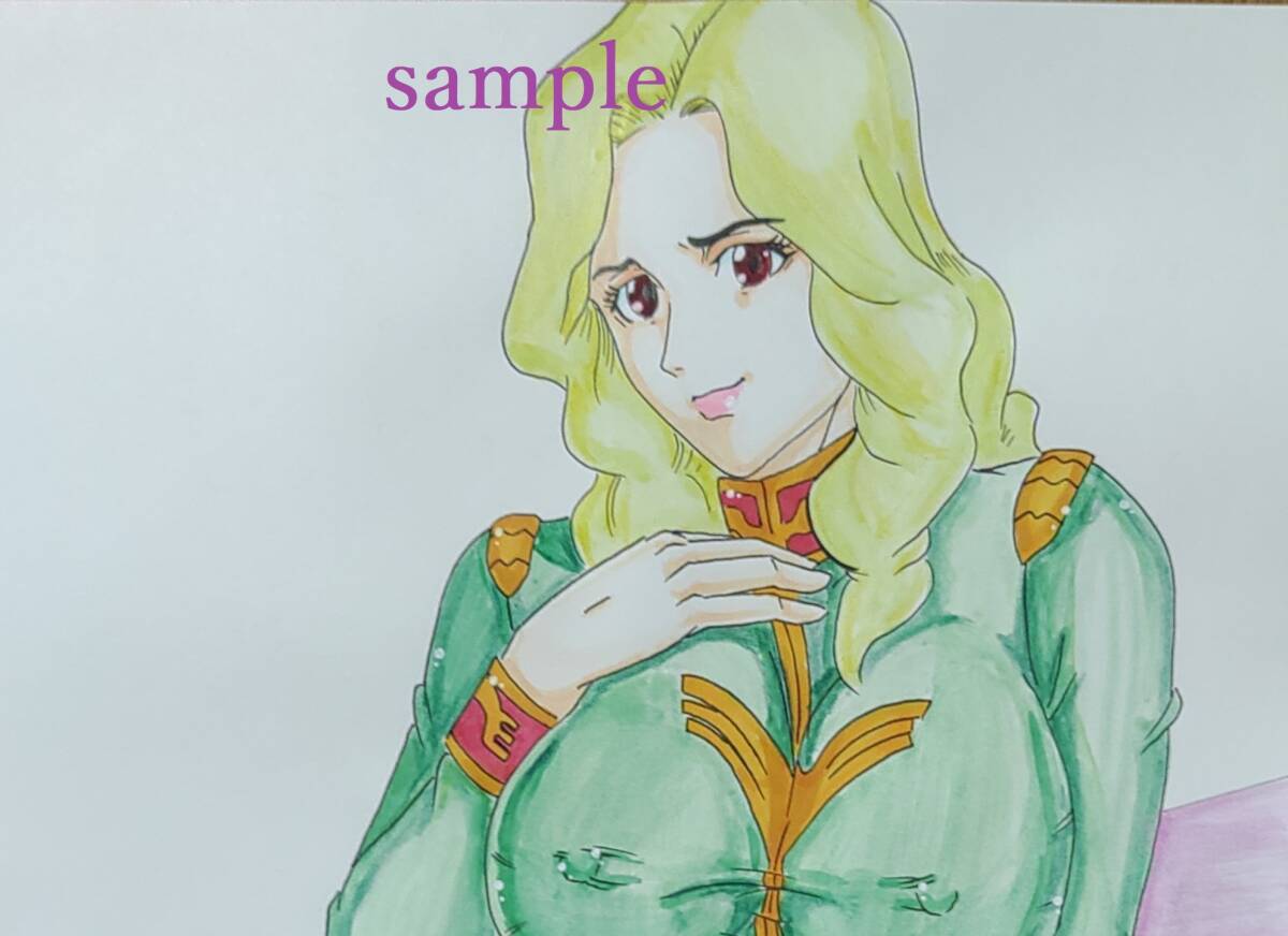 Illustrations included Mobile Suit Gundam Cucurrus Doan Island Thelma Levens / Doujin Hand-drawn Illustration Fan Art Fan Art GUNDAM, comics, anime goods, hand drawn illustration