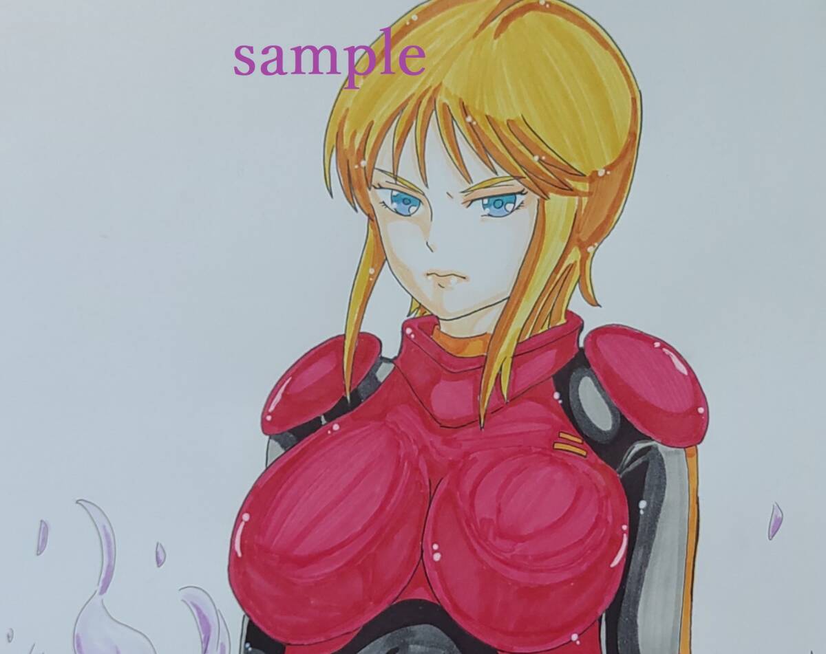 Illustrations included OK Mobile Suit Gundam ZZ Pluto / Doujin Hand-drawn Illustration Fan Art Fan Art GUNDAM, comics, anime goods, hand drawn illustration
