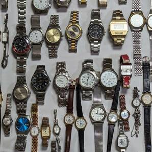 ジャンク 170点まとめて SEIKO/CITIZEN/CASIO/RADO/TAG HEUER/ORIENT/OLEVS 他多数 自動巻き 手巻き クォーツ 懐中時計 腕時計 (k-0581)の画像7