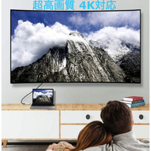 2点 3m TypeC 変換 アダプタ HDMI ケーブル Galaxy iPadPro テレビ モニター Youtube タイプＣ 接続 / iPhone15 プラス プロ プロマックス_画像4