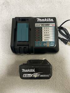 新品マキタ充電器DC18RF 中古電池付き