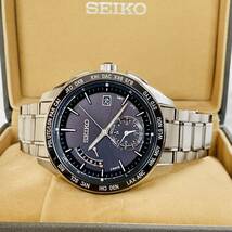 SEIKO ◇ ブライツ　ワールドタイム 電波ソーラー 8B54◇ SAGA167 セラミックベゼル 美品_画像6