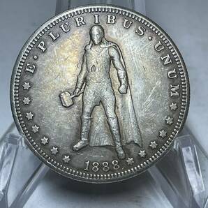 WX1411流浪幣 アベンジャーズ ソー 天眼 鷹紋 外国硬貨 貿易銀 海外古銭 コレクションコイン 貨幣 重さ約25gの画像1