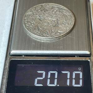 WX1419流浪幣 悪魔 天眼 鷹紋 外国硬貨 貿易銀 海外古銭 コレクションコイン 貨幣 重さ約20gの画像6