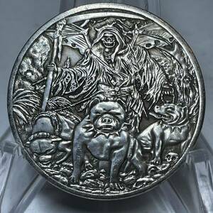 WX1419流浪幣 悪魔 天眼 鷹紋 外国硬貨 貿易銀 海外古銭 コレクションコイン 貨幣 重さ約20g