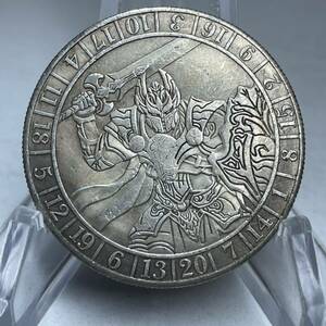 WX1430流浪幣 戦士 天眼 鷹紋 外国硬貨 貿易銀 海外古銭 コレクションコイン 貨幣 重さ約24g