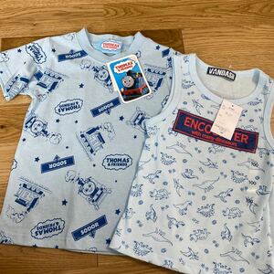 機関車トーマス　半袖Tシャツ 90 タンクトップ 100