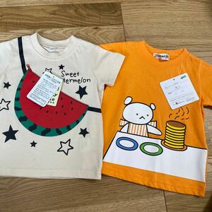 ごぐまちゃん　スイカ柄　半袖Tシャツ 80