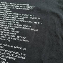 【Vintage】Jenny Holzer Tシャツ Truisms ジェニー ホルツァー HEARTLAND ユーロ 1990年代 ブラック L_画像3