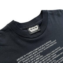 【Vintage】Jenny Holzer Tシャツ Truisms ジェニー ホルツァー HEARTLAND ユーロ 1990年代 ブラック XL_画像2
