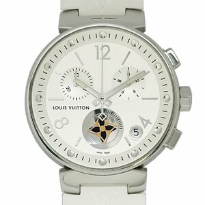 LOUIS VUITTON ルイヴィトン Q8D10 Tambour Moonstar タンブール ムーンスター シルバー クオーツ J59059