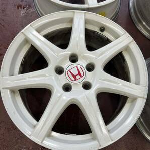 4本セット デザイン違い HONDA シビックタイプR FD2 純正ホイール CL7 DC5 EP3の画像5