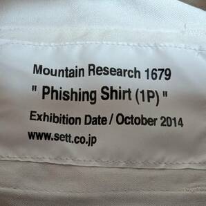 Mountain Research マウンテンリサーチ  シャツ プルオーバー Sサイズ Phishing Shirt 1679 日本製の画像7