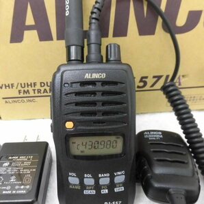 ☆キレイ 現状品★アルインコ ALINCO DJ-S57LA デュアルバンド 144/430MHz FM 5W トランシーバー ☆★即決の場合送料無料★管理410-33の画像3