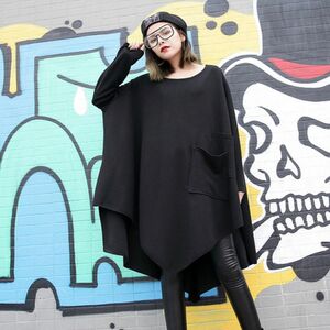 LUEA286レディース Tシャツ ロング 春秋 ゆったり 長袖 大きいサイズ