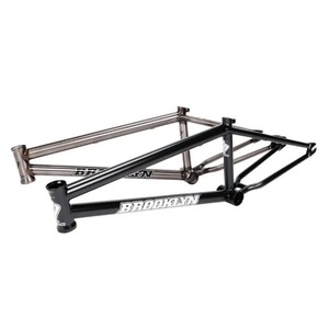 las1[ free shipping ] ultra rare new goods BROOKLYN MACHINE WORKS / STREET BMX 20.8 FRAME REMOVABLE ED BLACK