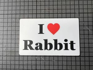 I LOVERABBIT sticker ... rabbit 