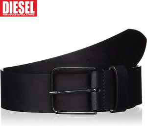 100cm/新品 DIESEL ディーゼル カウレザー ベルト イタリア製 X06701 メンズ ブランド 雑貨 黒