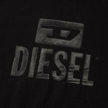 S/新品 DIESEL ディーゼル ロゴ Tシャツ DIEGO-TONEONETONE メンズ ブランド カットソー 黒_画像7