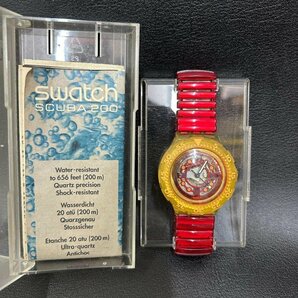 1円 電池切れ swatch スウォッチ ３個セット ダイバー スキューバ POPの画像5