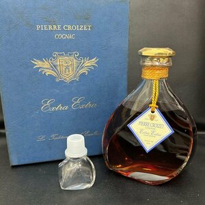 1円　お酒　未開栓 PIERRE CROIZET EXTRAEXTRA クロアーゼ エクストラエクストラ ブランデー コニャック 700ml 40度 箱 栓付