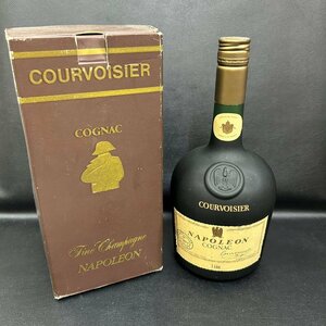 1円　お酒　未開栓　ブランデー COURVOISIER クルボアジェ NAPOLEON ナポレオン COGNAC コニャック　40％　1000ml　箱付き