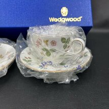 1円　未使用　箱付き　ウェッジウッド　WEDGWOOD　カップソーサ　２客セット_画像3