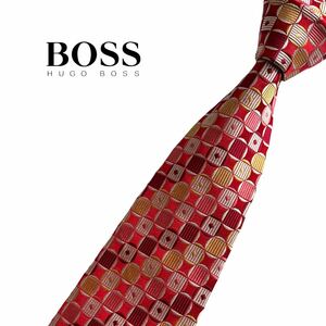 HUGO BOSS ネクタイ パターン柄 ヒューゴボス USED 中古 m953