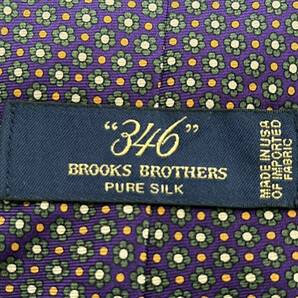 BROOKS BROTHERS ネクタイ タグ付 やや細身 花柄 ドット柄 ブルックス ブラザーズ USED 中古 m922の画像5