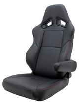 ☆JADE レカロ用シートカバー＆アームレストカバー RECARO SR-7F[ブラック×レッドステッチ]2017年以降☆_画像1