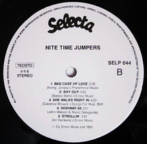 極美盤 綺麗★ 廃盤 LP レコード ★ 2nd アルバム 1991年 オリジナル盤 フィンランド ネオロカ ジャイブ NITE TIME JUMPERS ネオロカビリー_画像5